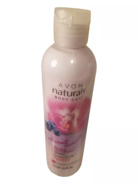 Avon Naturals Body Care Vibrant Vivacite Orchid And Blueberry  Body Lotion  8.4