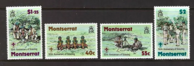 Montserrat 1979 Scouts set MNH mint stamps