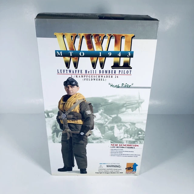 Figurine 1/6 Dragon - Johannes Patzer - Luftwaffe BF110 Gunner - Norvège 1940