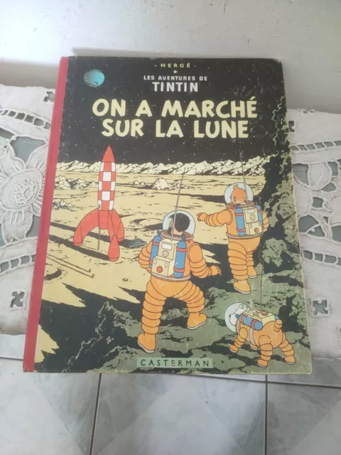 Bd Tintin On A Marché Sur La Lune Eo 1954