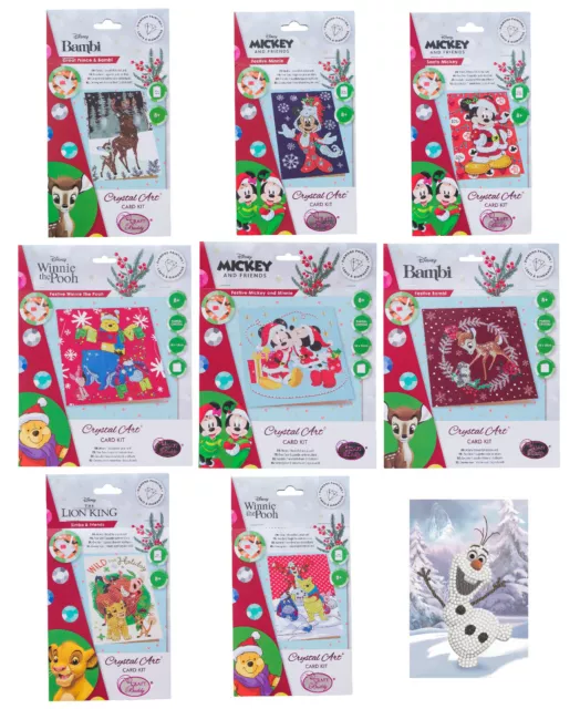Craft Buddy 5D Diamant Malerei Kristall Kunst Weihnachten Karten Kit Disney Sammlung