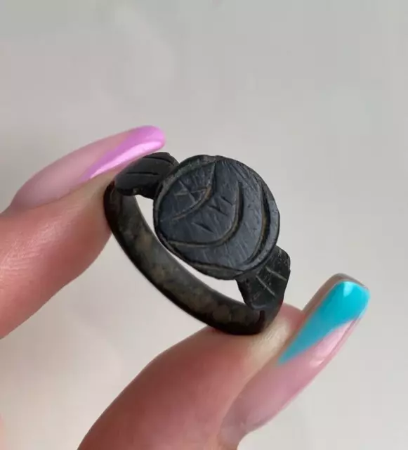 Ancient Viking Bronze Ring 12-14 century Kievan Rus