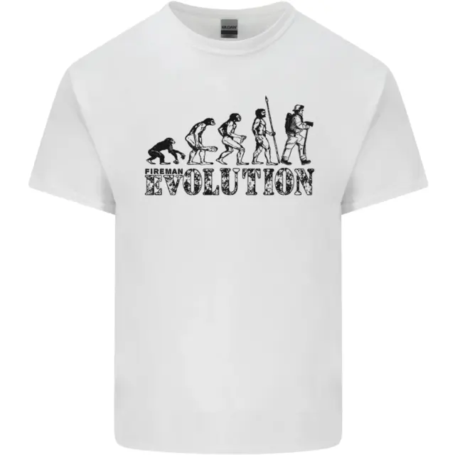 Fireman Evolution Kids T-Shirt Childrens