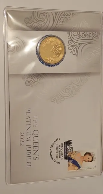 The Queen's Platinum Jubilee 2022 PNC with $1.00 coin & Queens 90th Birthday 20c 2