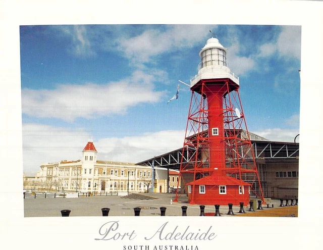 L3799 Australia SA Port Adelaide Lighthouse Customs House postcard