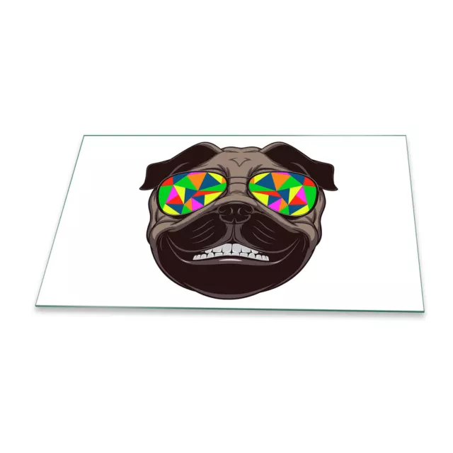 Placa de cubierta de cocina Ceran 90x52 animales cubierta colorida vidrio protección contra salpicaduras cocina decoración