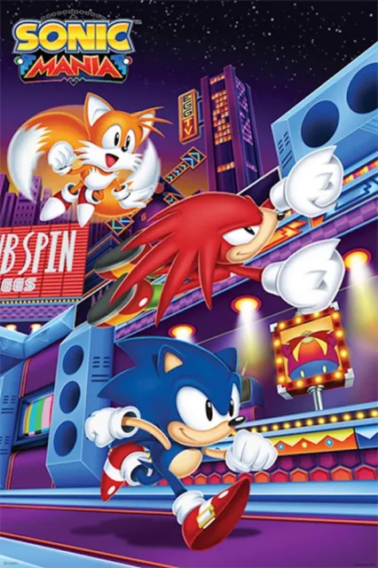 Sega Sonic The Hedgehog Mania Poster New 24X36 Free Shipping