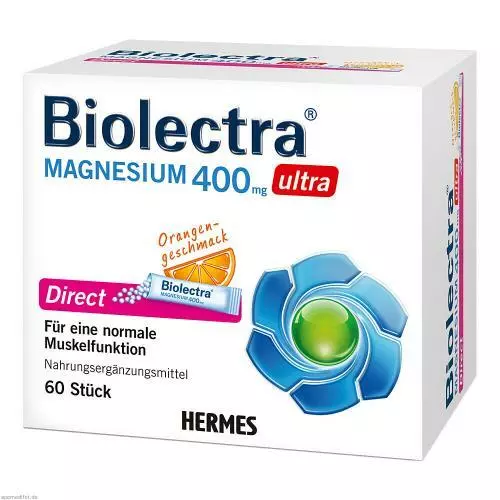 BIOLECTRA Magnesium 400 mg ultra Direct Orange 60 St