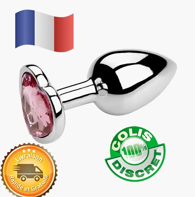 Plug Anal Rosebud En Acier Inoxydable Taille S - Rose - LEADLOVE - Stimulant Et Discret