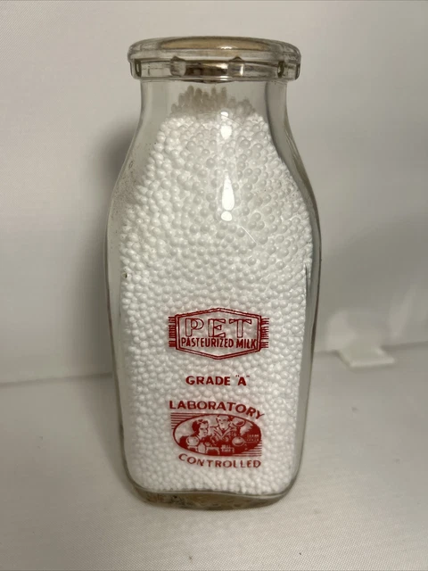 Vintage Pet Dairy Third Quart 1/3 ACL Milk Bottle