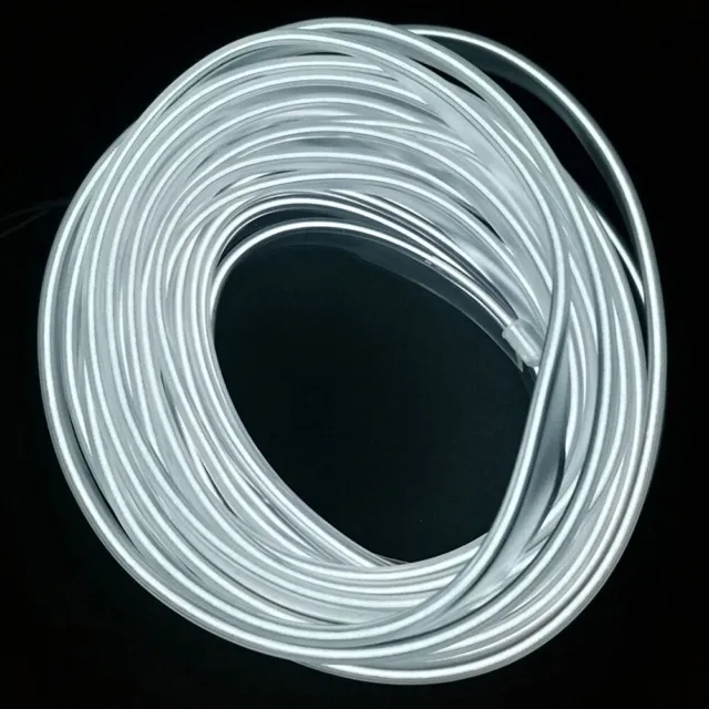 Car Led Light Strip EL Wire Fluorescent Neon Cold Rope Tube Auto Interior Lamps