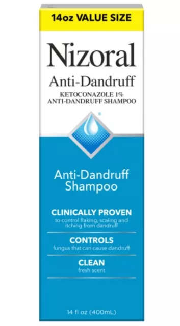 Nizoral A-D Anti-Dandruff Shampoo, Value Size, 14 fl oz