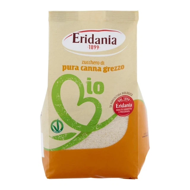 Zucchero di Canna Pura Grezzo Eridania Bio Pacco da 500 g