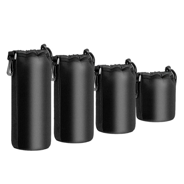 4PCS Camera Case Lens Pouch Set Lens Case Small Medium  and Extra  for DSLR CaS2