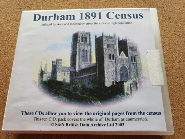 Durham 1891 Census Ten CD Pack