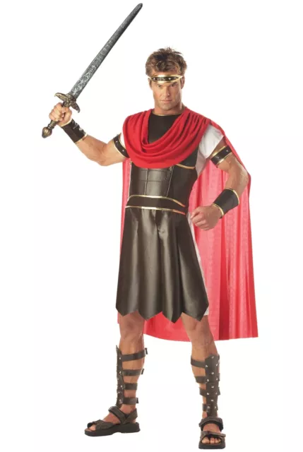 Hercules Roman Greek Soldier Warrior Gladiator Deluxe Men Costume XL