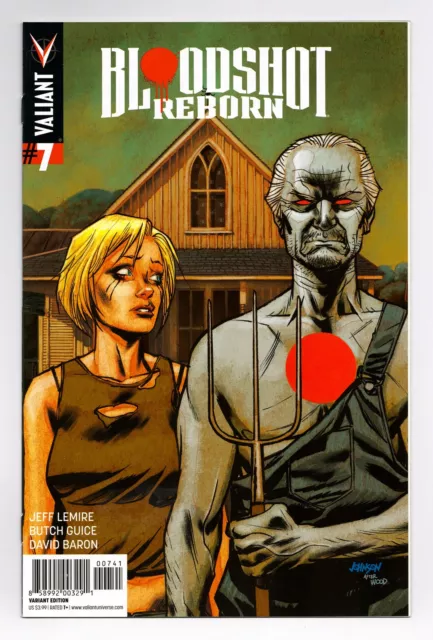 Bloodshot Reborn #7 1:10 Johnson Variant Bagged Boarded Valiant Comics Vei Vf