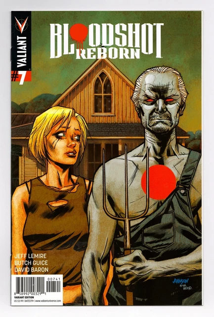 Bloodshot Reborn #7 1:10 Johnson Variant Bagged Boarded Valiant Comics Vei Vf
