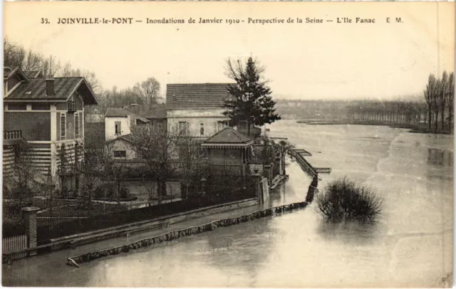 CPA AK Joinville le Pont Perspective de la Seine FRANCE (1283491)