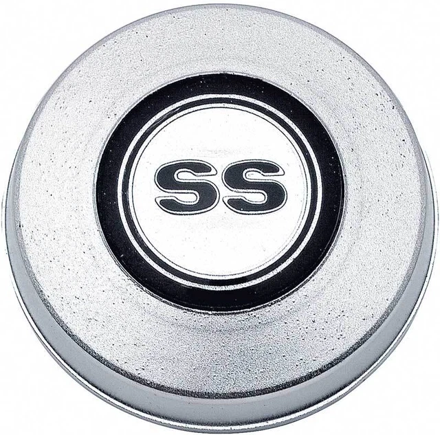 1968 Camaro Super Sport; "SS" Horn Cap and Emblem Assembly; GM Licensed