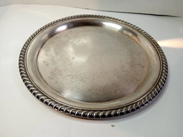 centrotavola  Silver Plated punzonato  W.A. Rogers 870 piattino svuotatasche