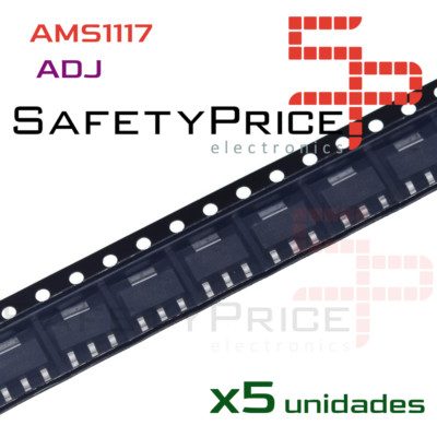 AMS 5x AMS1117 REGULADOR DE TENSION 2.5V 1A VOLTAGE REGULATOR LOW DROPOUT SOT-223 