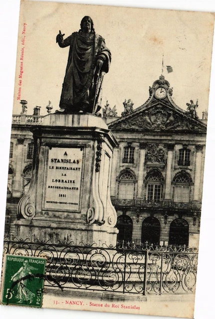 CPA Nancy-Statue du Roi Stanislas (187160)