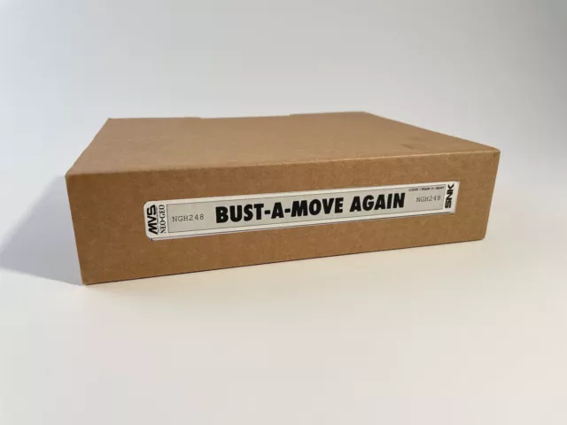 Neo Geo MVS Bust-A-Move Again EUR Bon état Holo Label