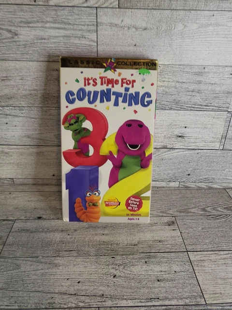 Barney It's Time For Counting 1998 Vhs BARNEY - ITS Time for Counting VHS, 1998 EUR 11,90 - PicClick DE