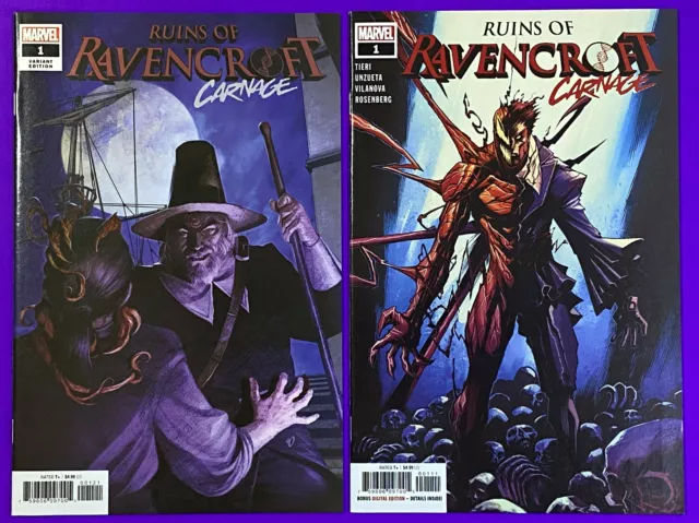 Ruins Of Ravencroft #1 Carnage (Marvel 2020) + Variant 1St Cortland Kasady Nm