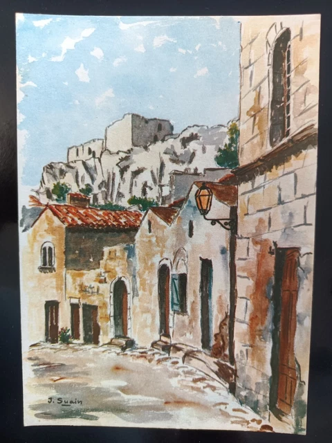 CPA Les Aquarelles De provence - Collec Colorima N°36 - Les Baux De Provence