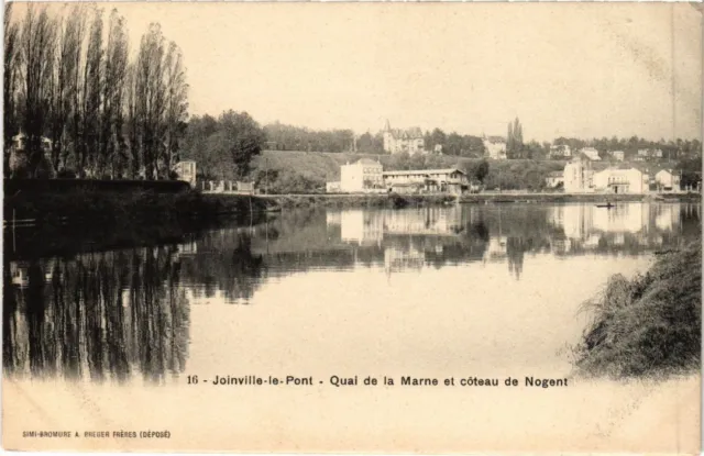CPA AK Joinville le Pont Quai de la Marne FRANCE (1283429)