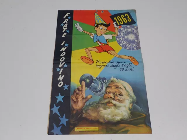 Pinocchio Calendario Frate Indovino 1963