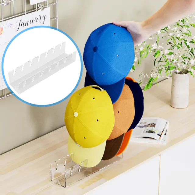 Hutständer-organizer Acryl-baseballkappen-display Mit Rutschfester Kapazität