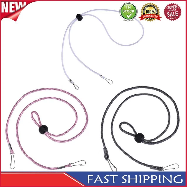Polyester Face Cover Lanyard Reusable Ear Hook Eyeglasses Straps for Kids Adults