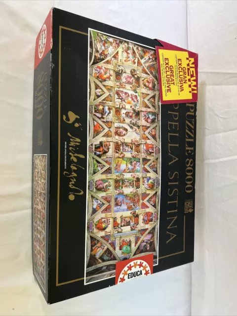 EDUCA CAPPELLA SISTINA Sistine Chapel Michelangelo 8000 Piece
