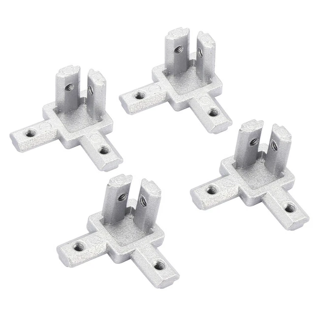 3 Way End Mount Corner Mount Connector For T Aluminum Extrusion Profile Y6E4