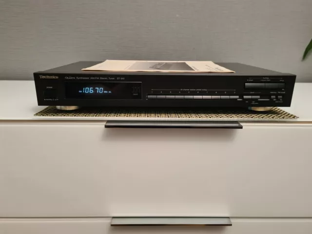 Technics ST-610 Quartz Synthesizer AM-FM Stereo Tuner, sehr guter Zustand