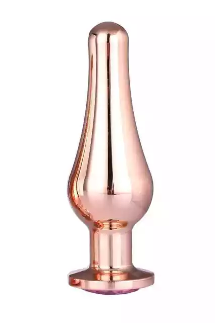 Dream Toys Gleaming Love Rose Gold Pleasure Plug L Analplug Buttplug Anal 2