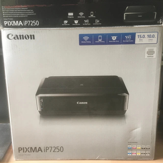 CANON PIXMA IP7250 tintenstrahldrucker mit neuem DK EUR 249,00 PicClick