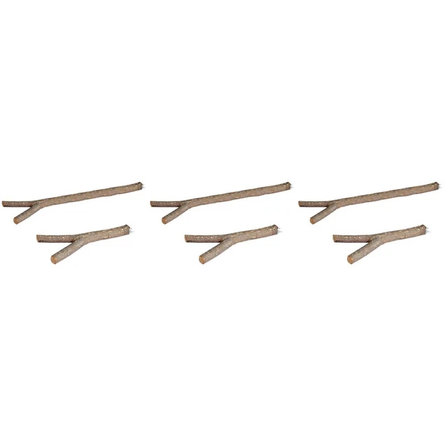 6 Pcs Papagei Stehend Ast Vogelständer Aus Vögel Spielzeug