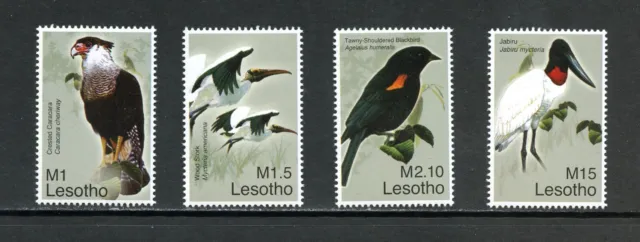 R2400 Lesotho 2004 Vögel 4v. MNH