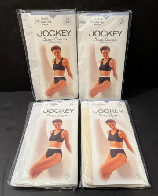 VINTAGE 1990S JOCKEY Classics Ladies French High-Cut Panties Sz 5-P - Lot  of 4 $24.99 - PicClick