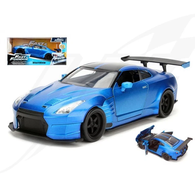 [FR] JADA TOYS BRIAN'S NISSAN GT-R (R35) FAST & FURIOUS BLUE 1:24 ...