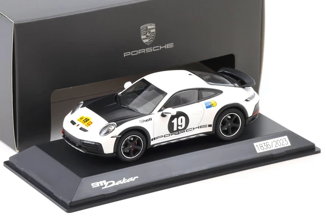 Miniature Spark 1:43 – Porsche 911 (992) S/T Bahamagelb – Édition Limitée 2024, WAP Dealer