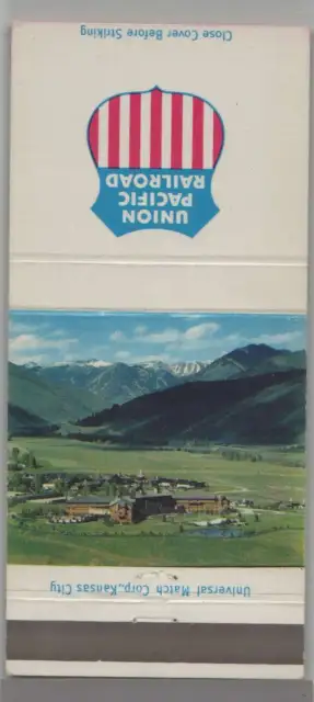 Matchbook Cover - Union Pacific Railroad - Sun Valley Summer