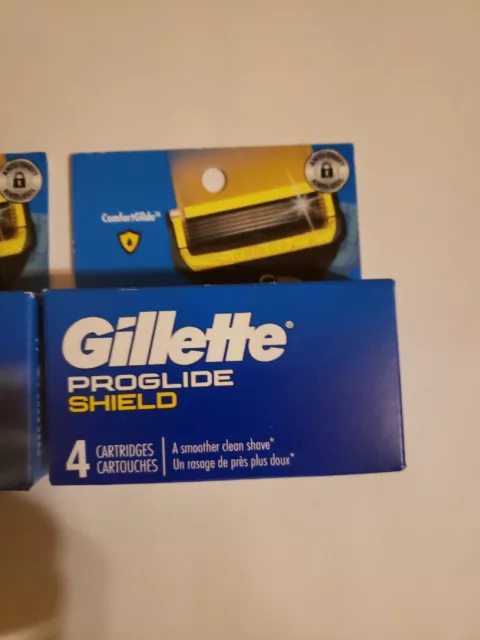 GILLETTE PROGLIDE SHIELD Razor Blade Refills - 8 Cartridges Total - New ...