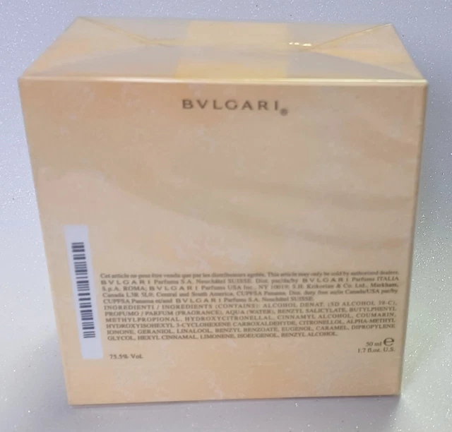 BVLGARI BULGARI DONNA EDP 50ml NAT.SPRAY VINTAGE EDIZIONE NUOVO/FOGLIA 2