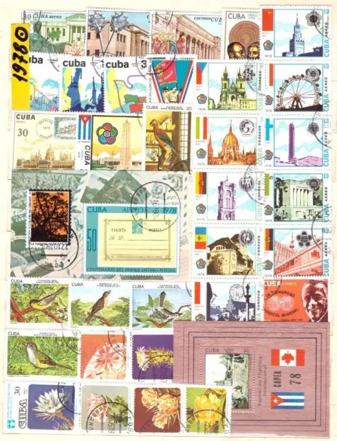 Lateinamerika. Havanna. Teil der Briefmarken von 1973. Gestempelt. Foto 239.