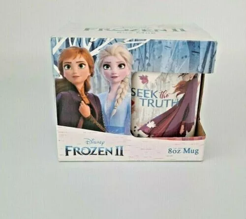 Disney Frozen 2  Seek The Truth Ceramic Mug Hot or Cold Drinks Tea, Coffee